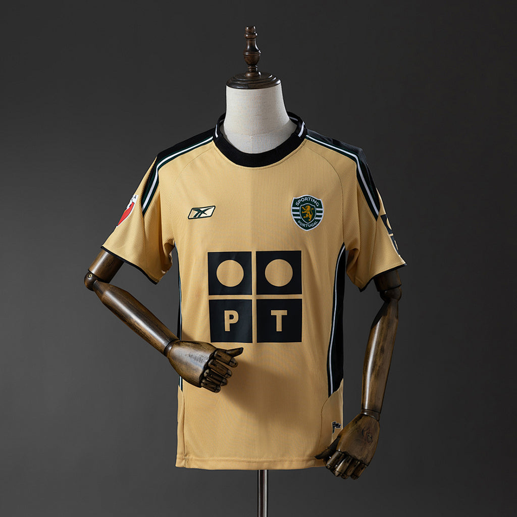 Camiseta Retro Sporting CP Visita 03/04 - frente