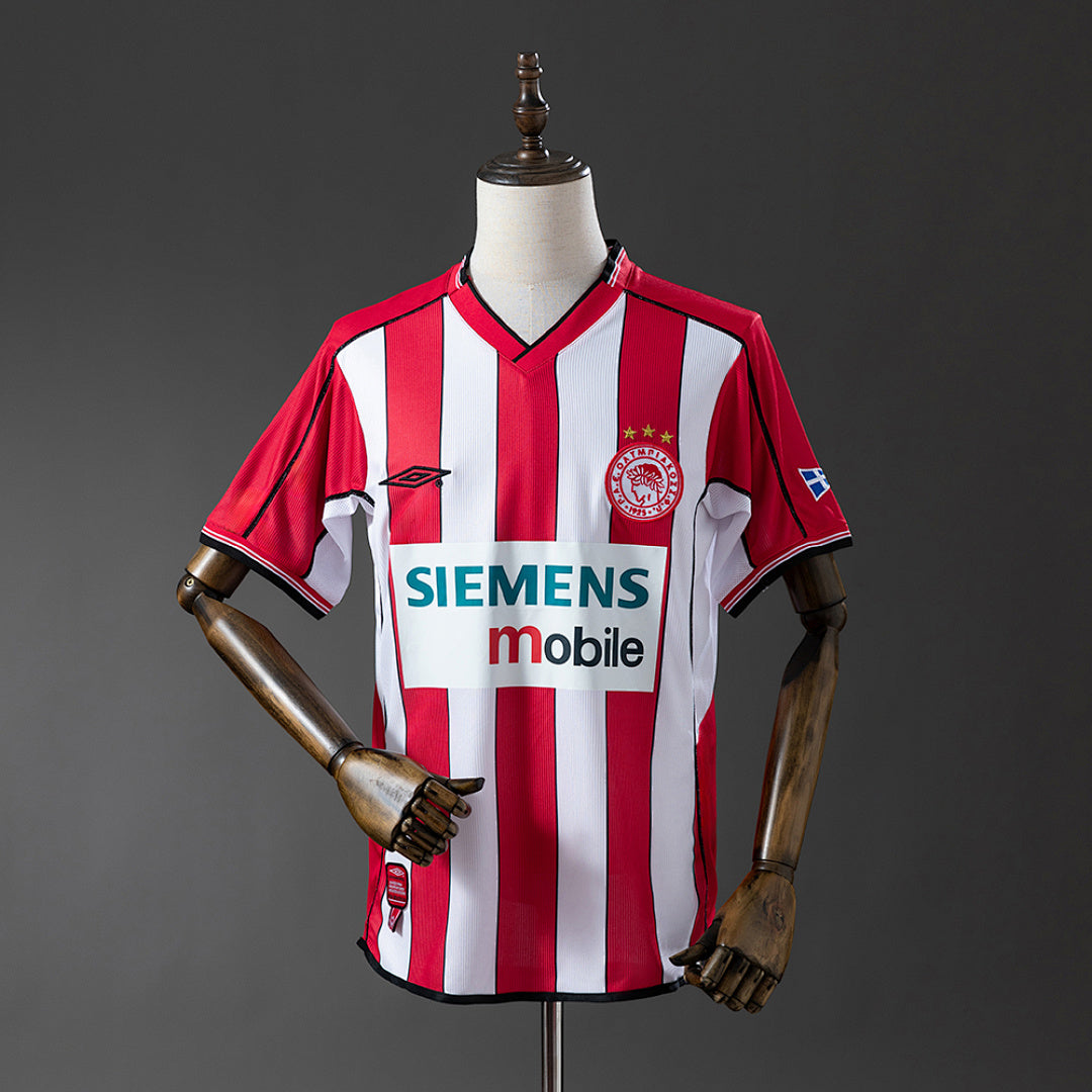Camiseta Retro Olympiacos Local 02/03 - frente