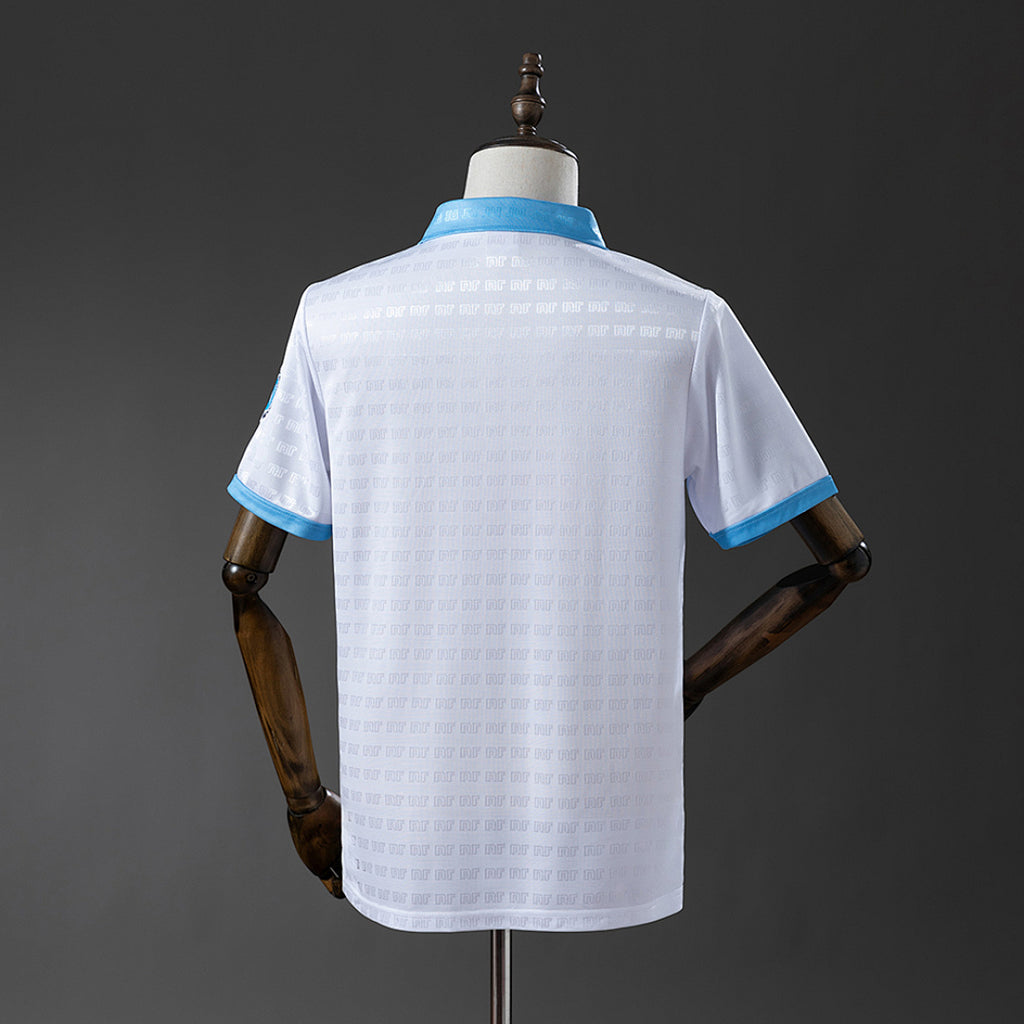 Camiseta Retro SSC Napoli Visita Azul y Celeste 90/91 - espalda