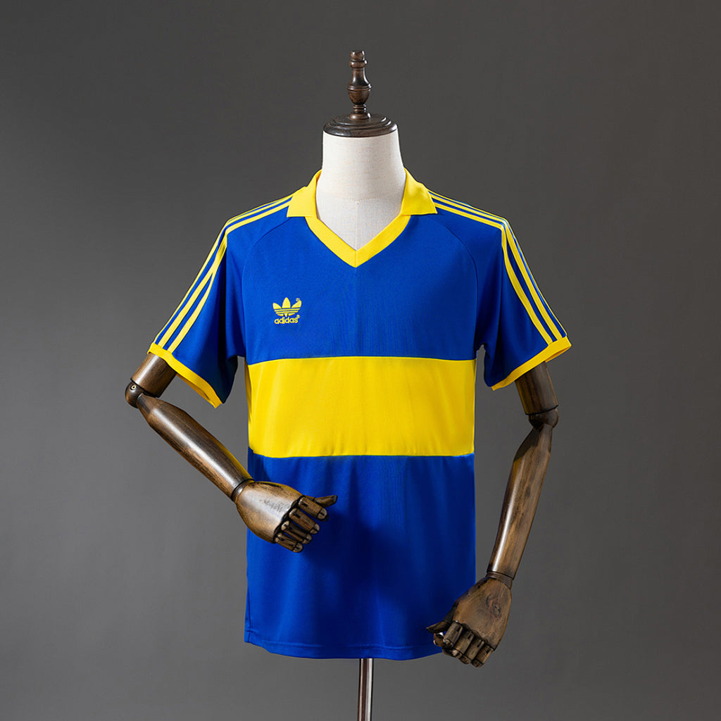 Camiseta Retro Boca Juniors Local 85/86 - frente