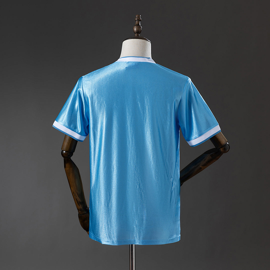 Camiseta Retro Manchester City Local 86/87 - espalda