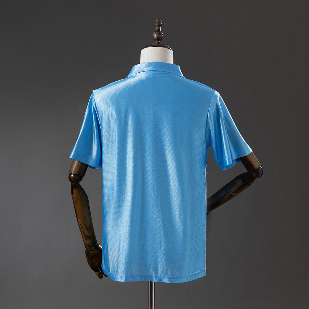 Camiseta Retro SSC Napoli Local Azul y Gris 90/91 - espalda