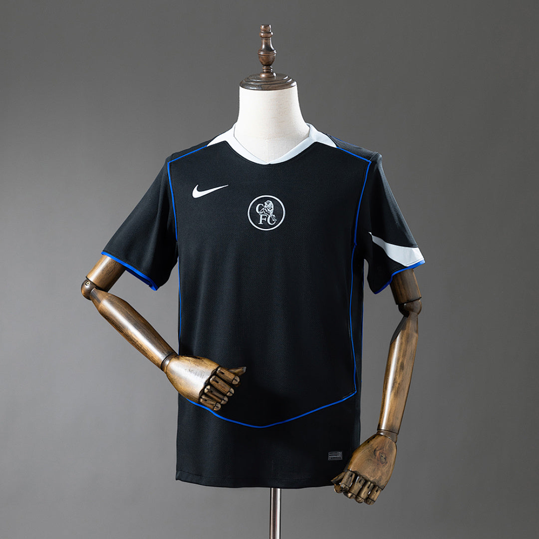Camiseta Chelsea Tercera Negra y Gris 2025/26 - frente