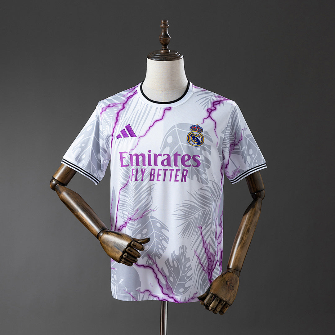 Camiseta Real Madrid Celeste y Gris Claro Edición Especial 2025/26 - frente