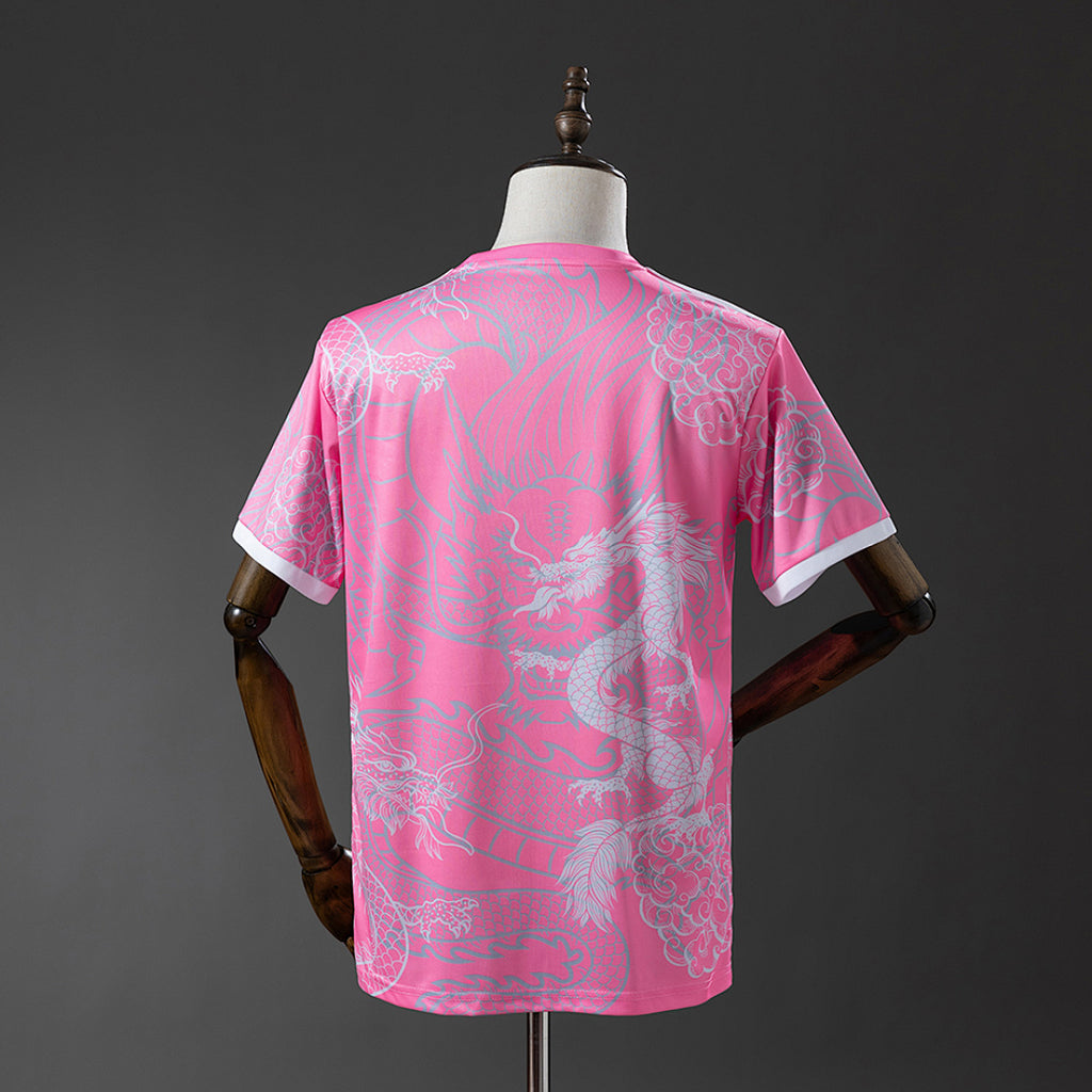 Camiseta Real Madrid Roja y Rosada Edición Especial 2025/26 - espalda