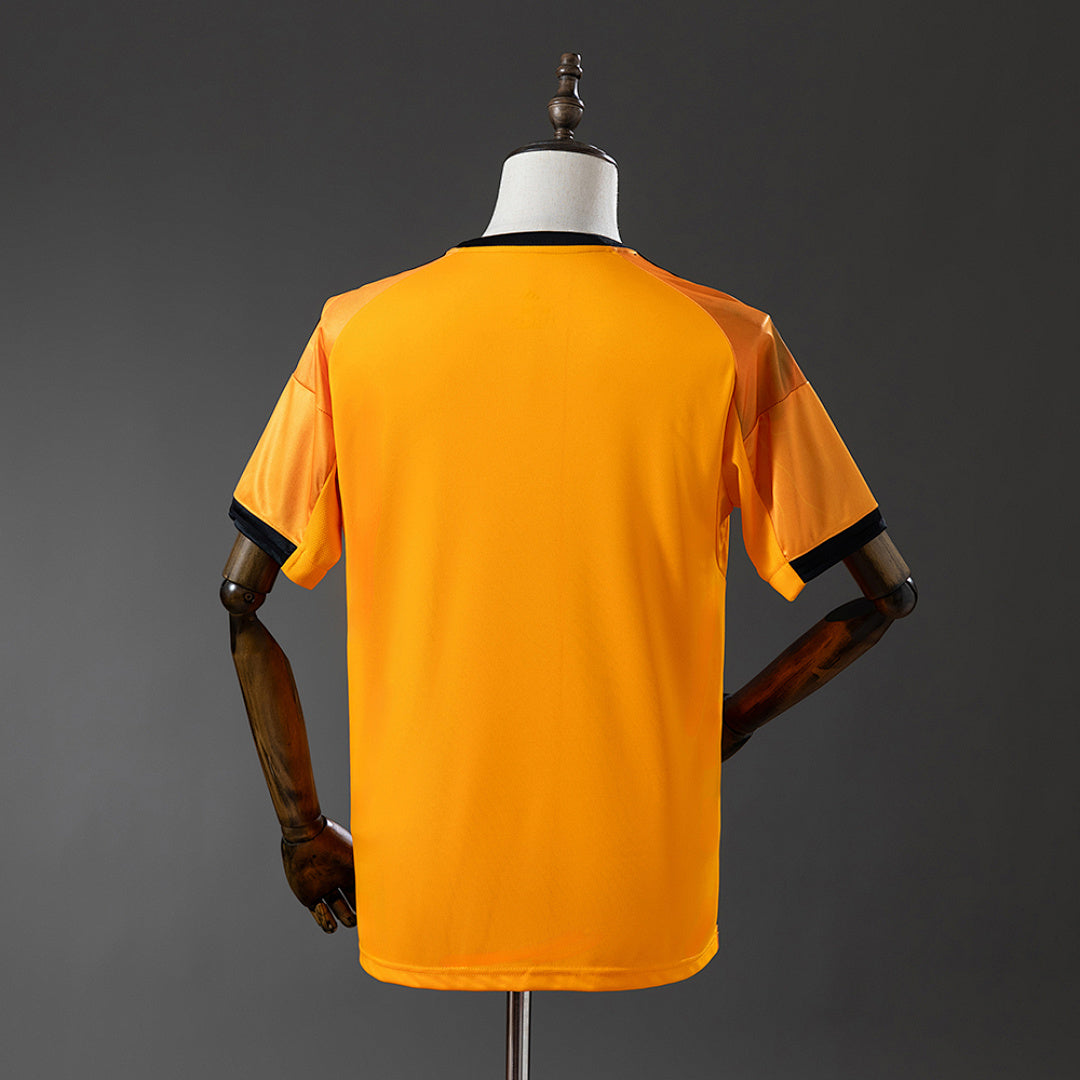 Camiseta AS Roma Local Dorada y Naranja 2025/26 - espalda