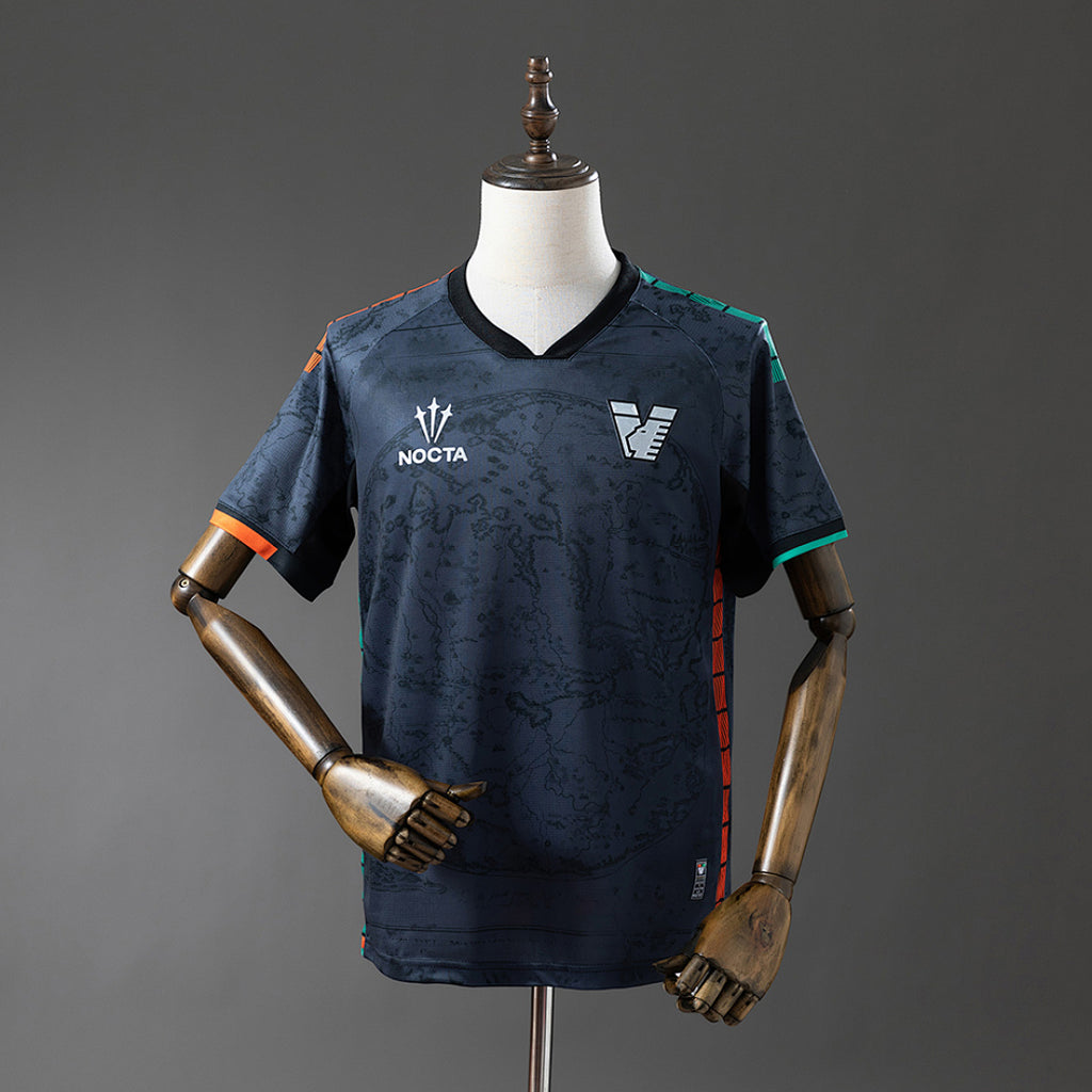 Camiseta Venezia Local Negra y Gris 2025/26 - frente
