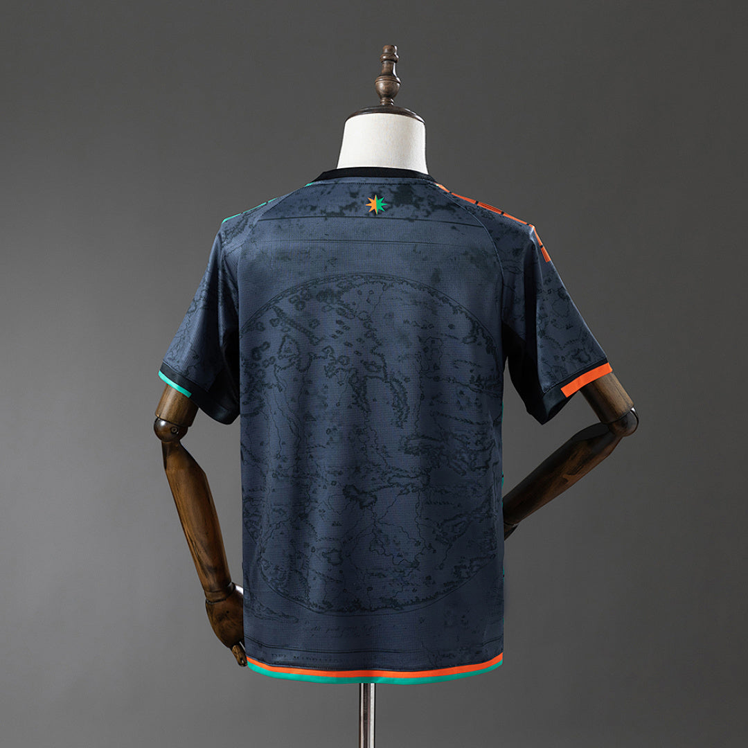 Camiseta Venezia Local Azul Marino y Gris 2025/26 - espalda