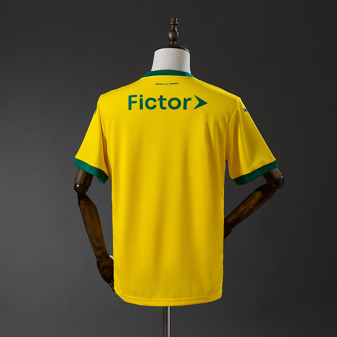 Camiseta Palmeiras Tercera Amarilla y Negra 2025/26 - espalda