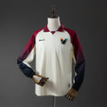 Camiseta Venezia Visita Negra y Gris Claro Manga Larga 2025/26 - frente