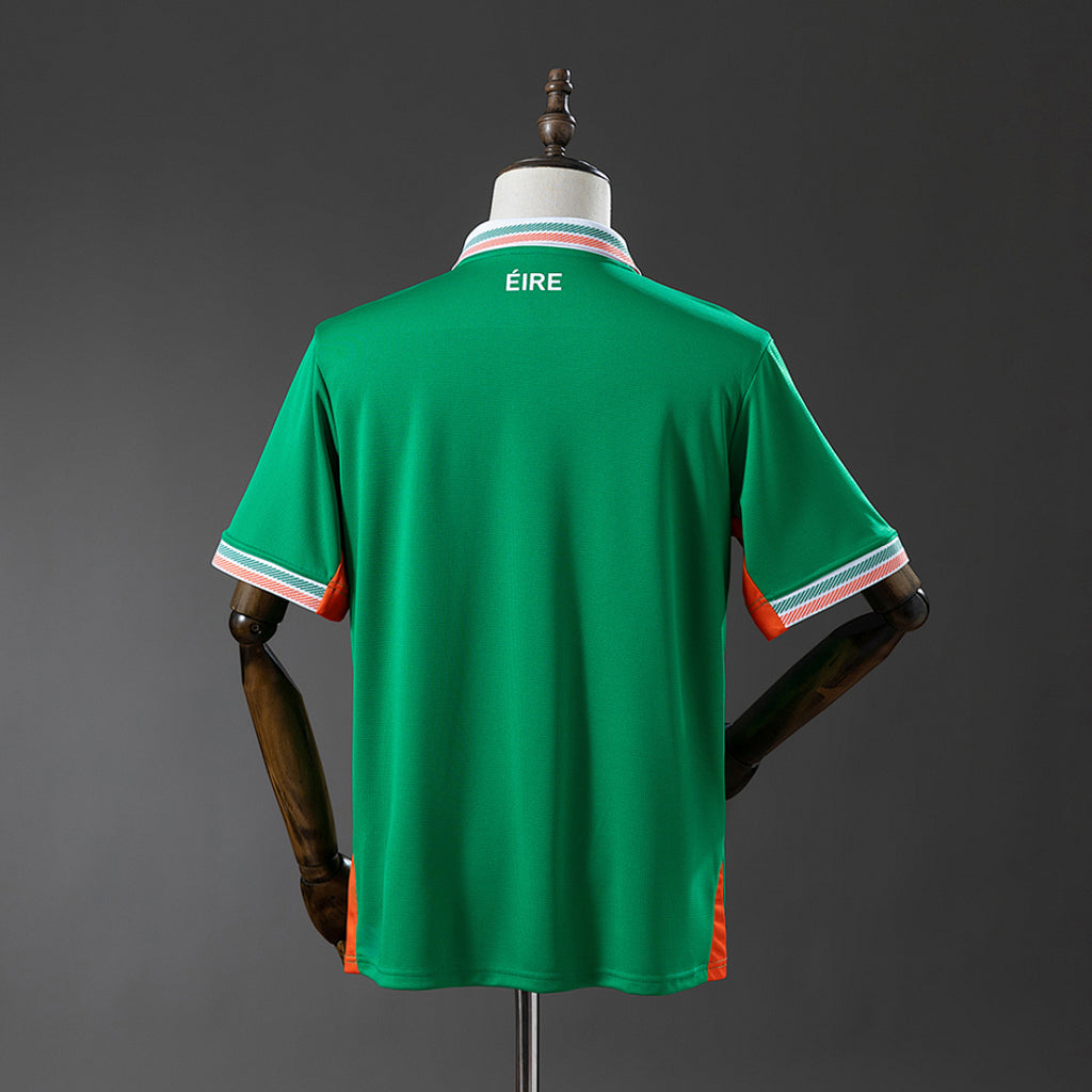 Camiseta Irlanda Local Verde Oscuro y Negra 2025/26 - espalda