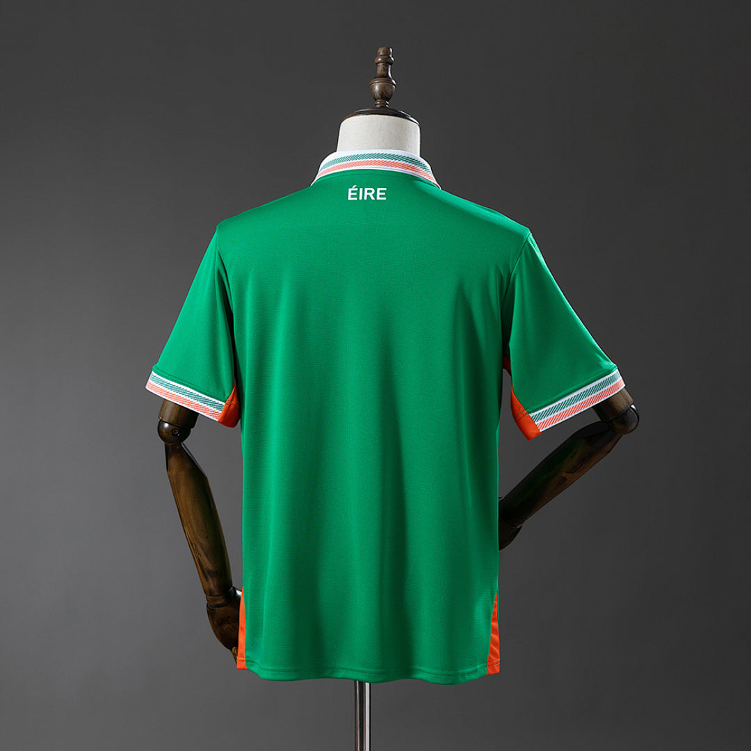 Camiseta Irlanda Local Verde Oscuro y Negra 2025/26 - espalda