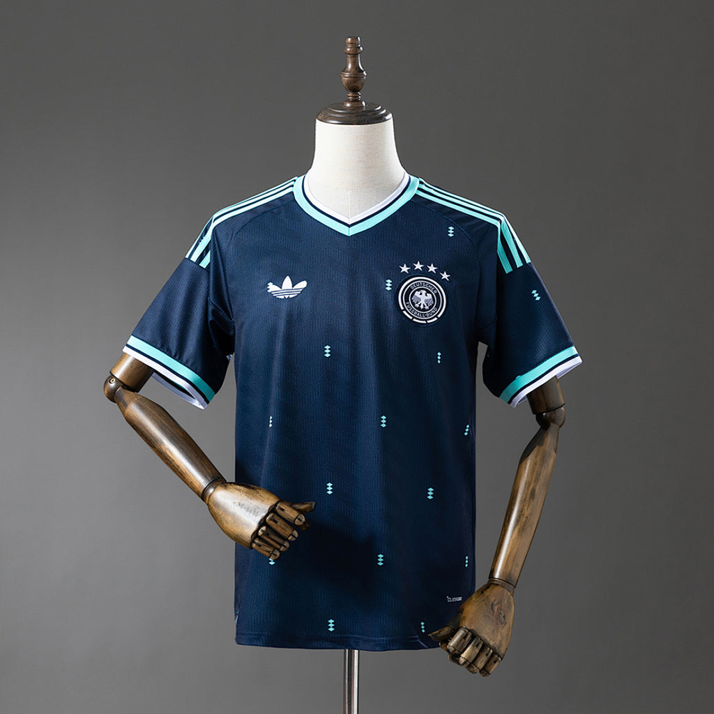 Camiseta Alemania Visita Negra y Gris 2026 - frente