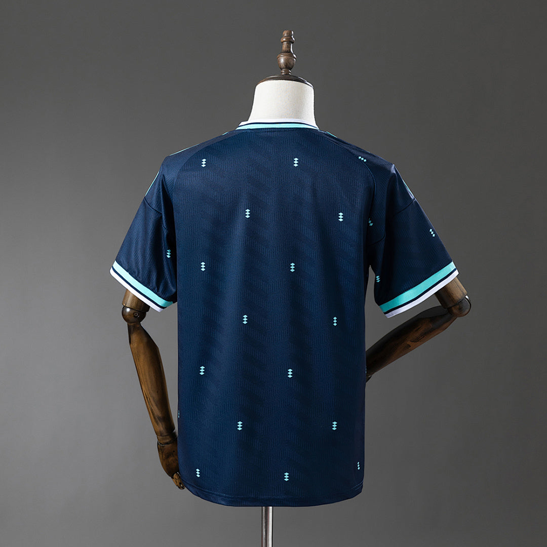 Camiseta Alemania Visita Azul y Gris 2026 - espalda