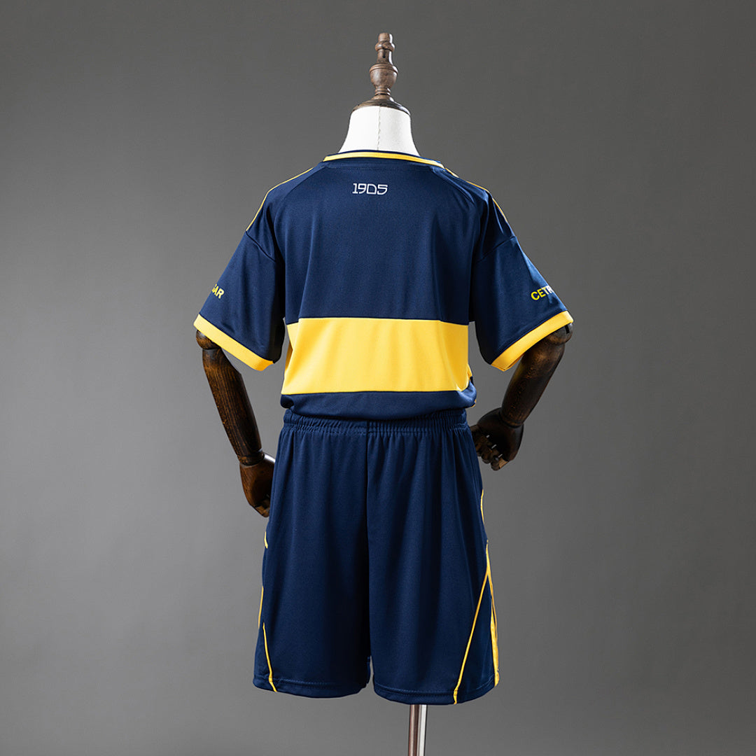 Conjunto Niños Boca Juniors Local 2025/26 - espalda