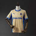 Camiseta Olympique de Marsella Tercera Negra y Dorada 2025/26 - frente