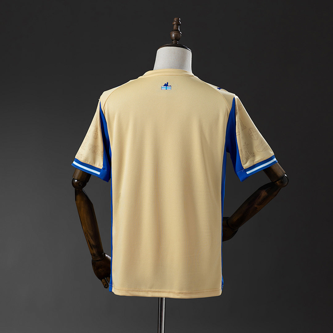 Camiseta Olympique de Marsella Tercera Dorada y Negra 2025/26 - espalda