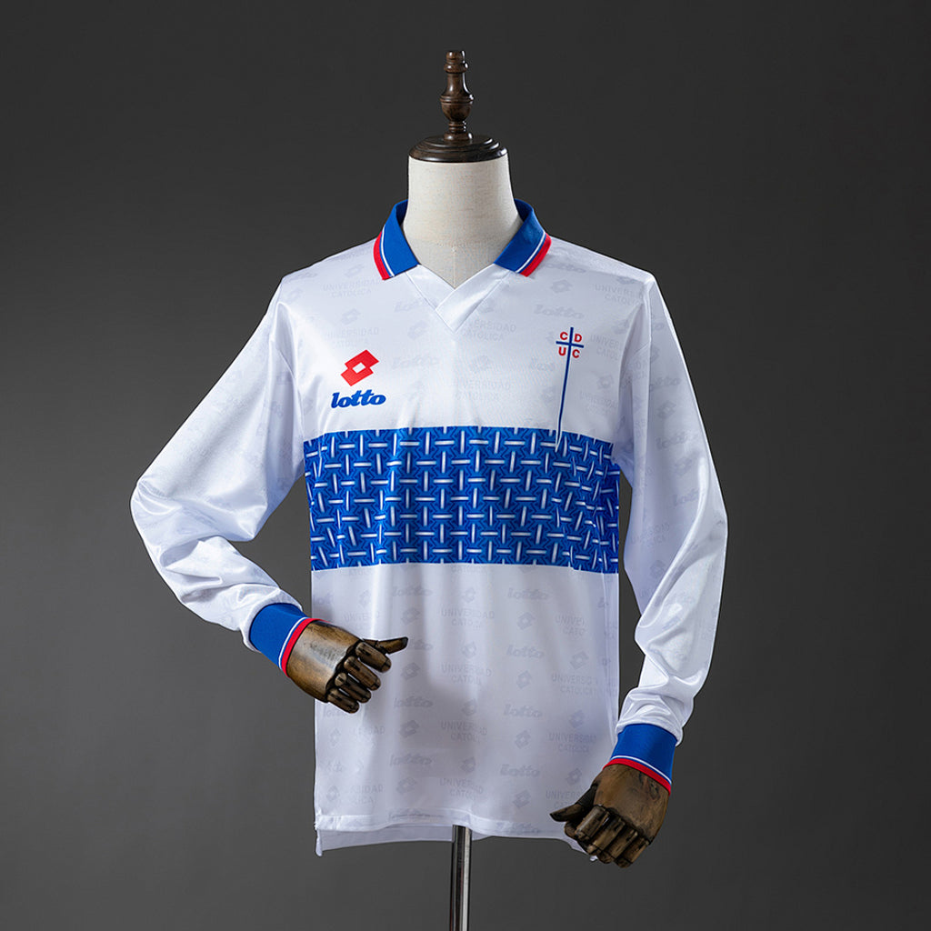 Camiseta Retro U. Católica Local Manga Larga 1996 - frente