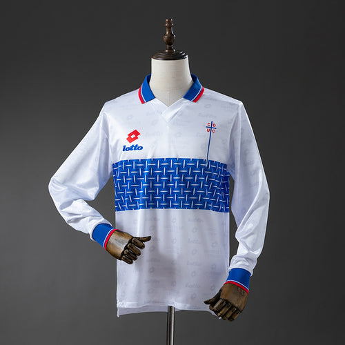 Camiseta Retro U. Católica Local Manga Larga 1996 - frente