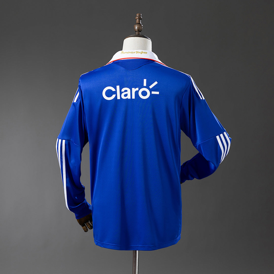 Camiseta Retro U. de Chile Local Manga Larga 2011 - espalda