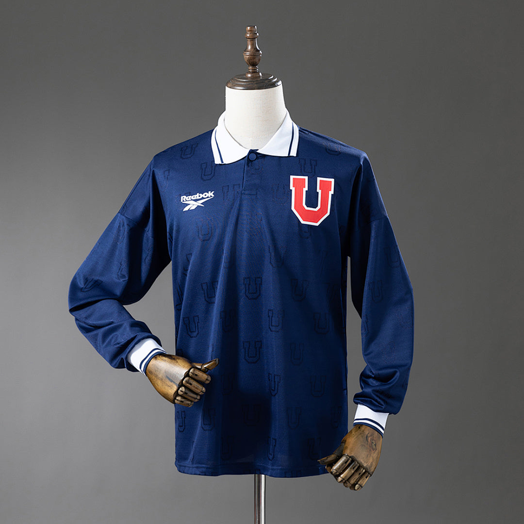Camiseta Retro U. de Chile Local Manga Larga 1998 - frente