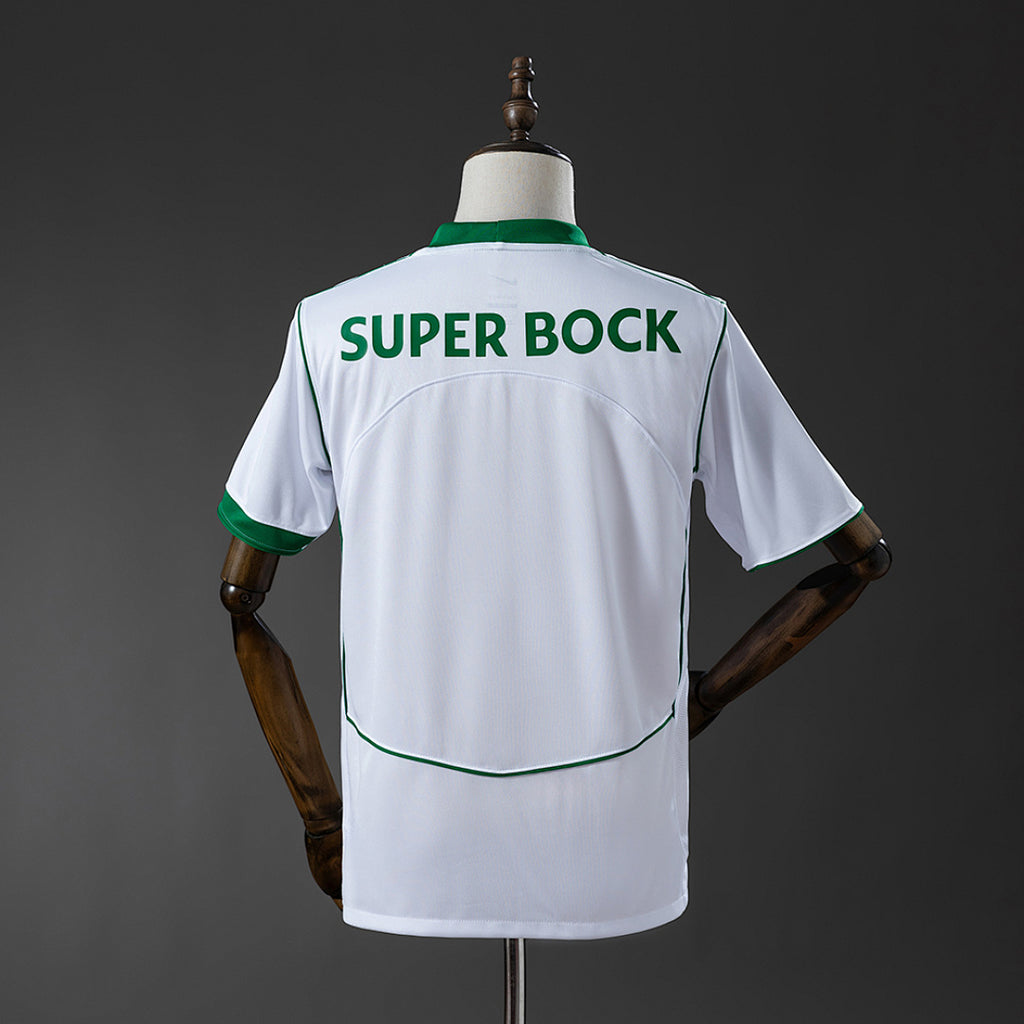 Camiseta Sporting CP Tercera Celeste y Negra 2025/26 - espalda