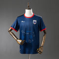 Camiseta Cabo Verde Local Negra y Gris 2026 - frente