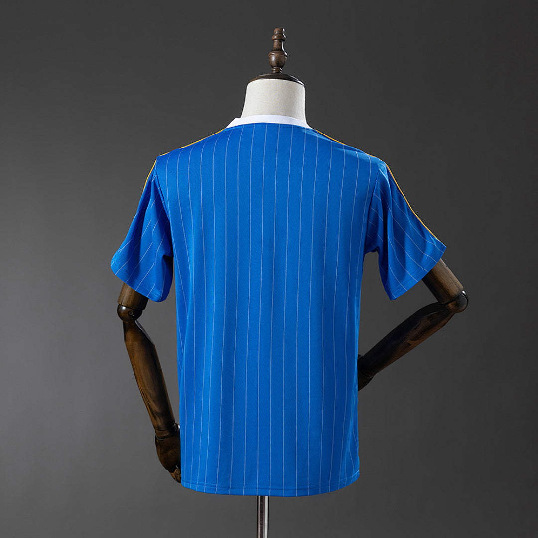 Camiseta Retro Real Madrid Azul 25/26 - espalda