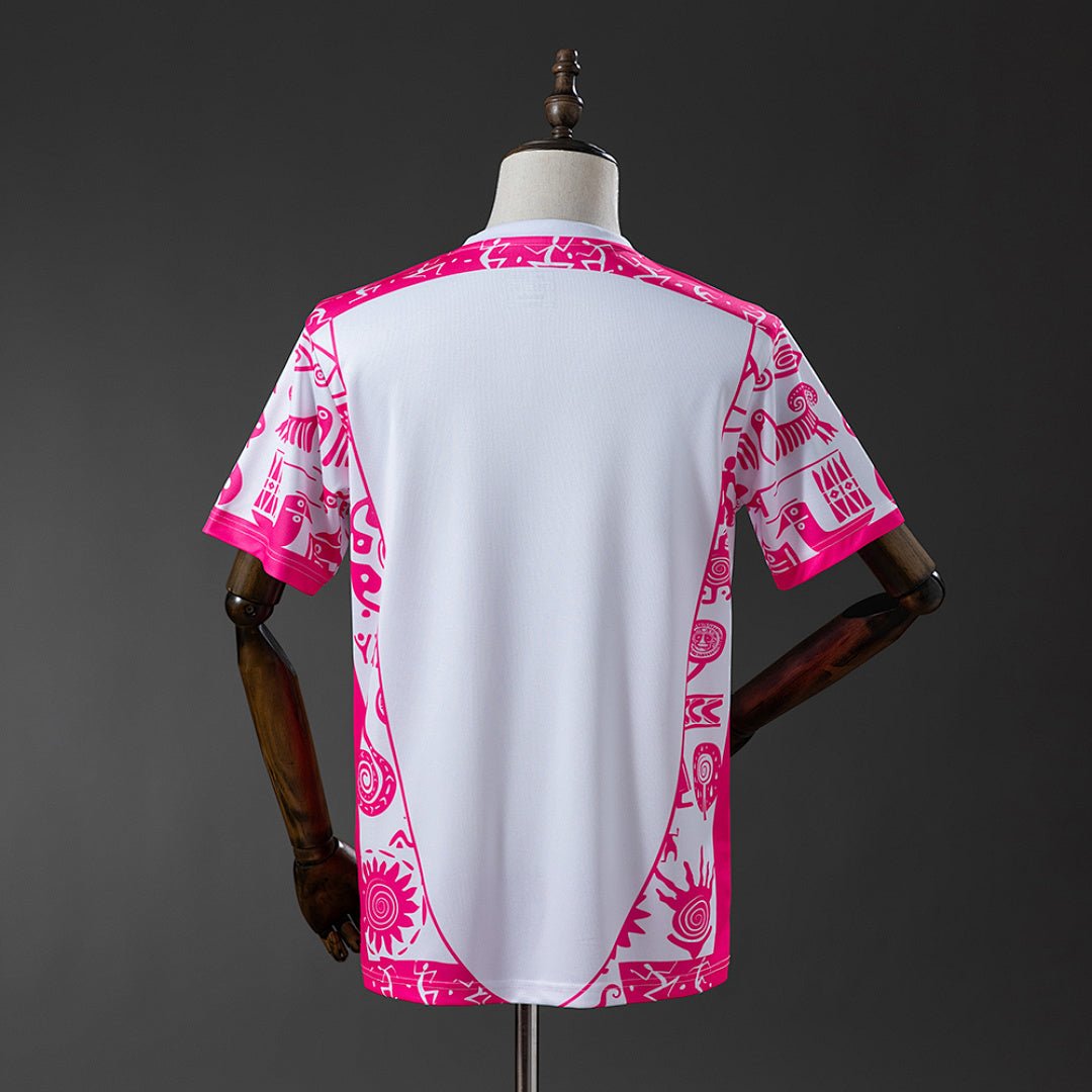 Camiseta México Roja y Gris Claro Edición Especial 2025/26 - espalda