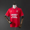 Camiseta Rangers Tercera Burdeos y Gris 2025/26 - frente