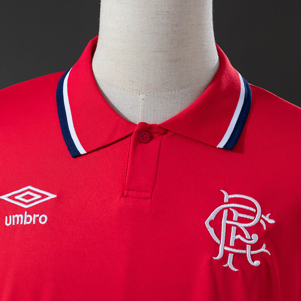 Camiseta Rangers Tercera Burdeos y Negra 2025/26 - espalda