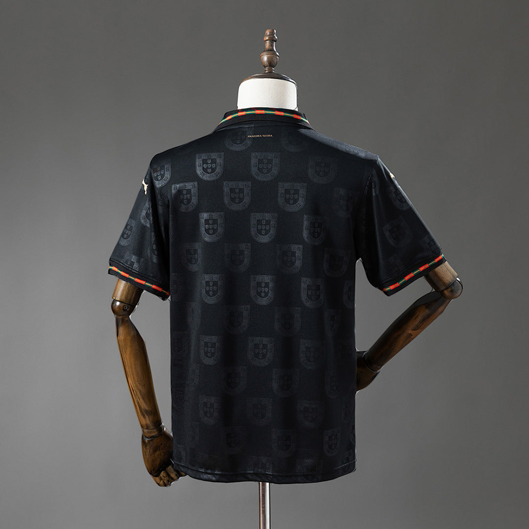 Camiseta Portugal Negra y Gris Negra Edición Especial 2026 - espalda