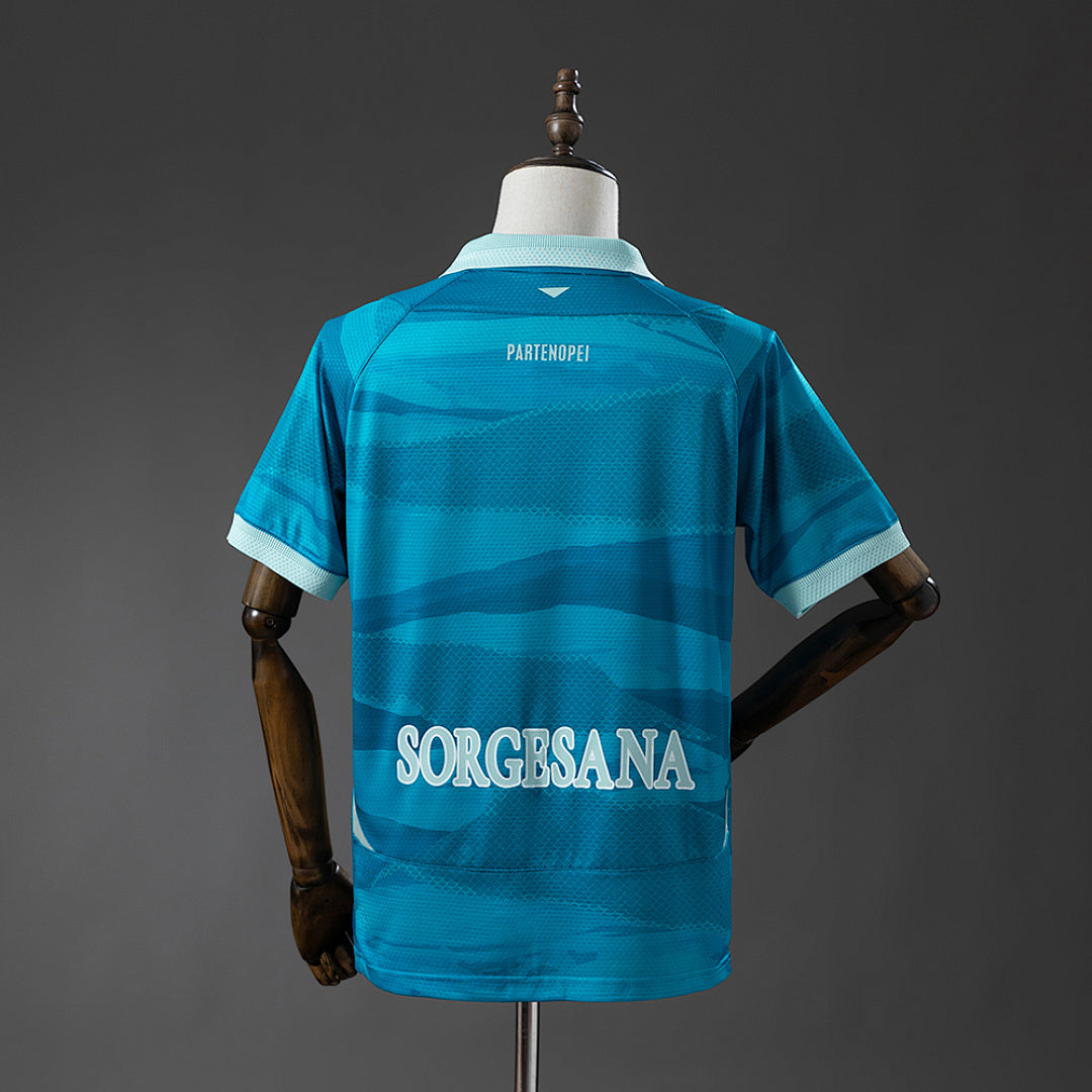Camiseta SSC Napoli Turquesa y Gris Edición Especial 2025/26 - espalda