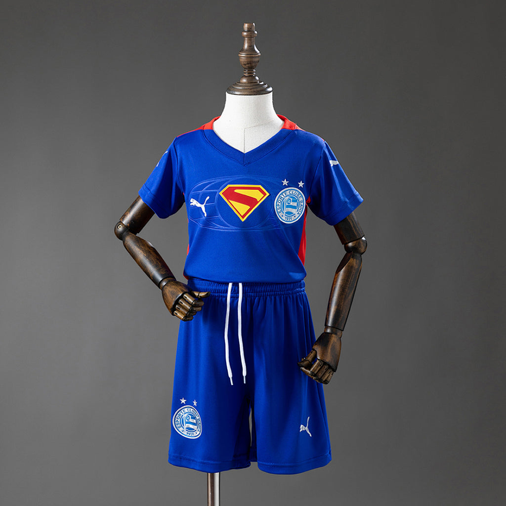 Conjunto Niños EC Bahia Azul 2025/26 - frente