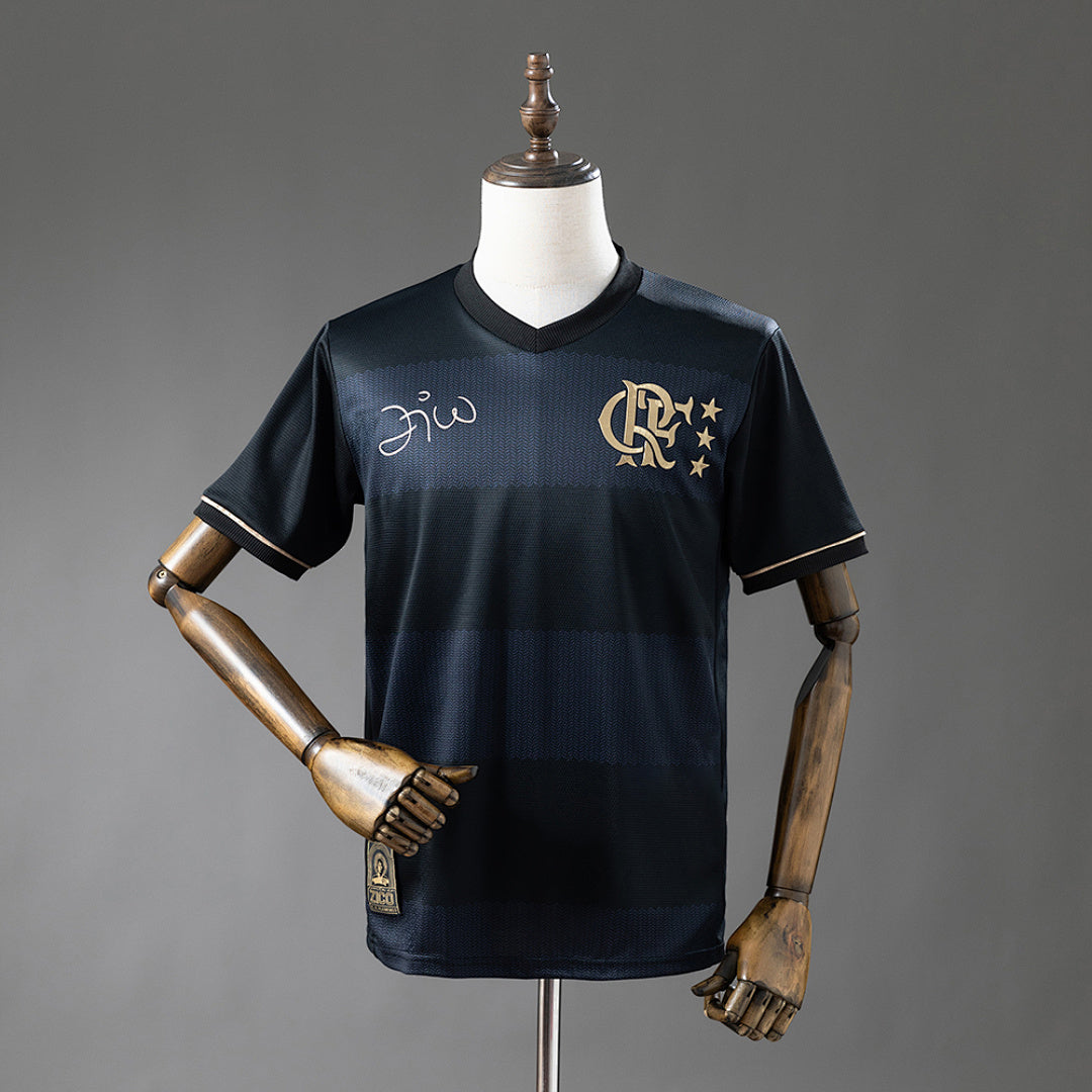 Camiseta Flamengo Negra y Gris Negra Edición Especial 2025/26 - frente