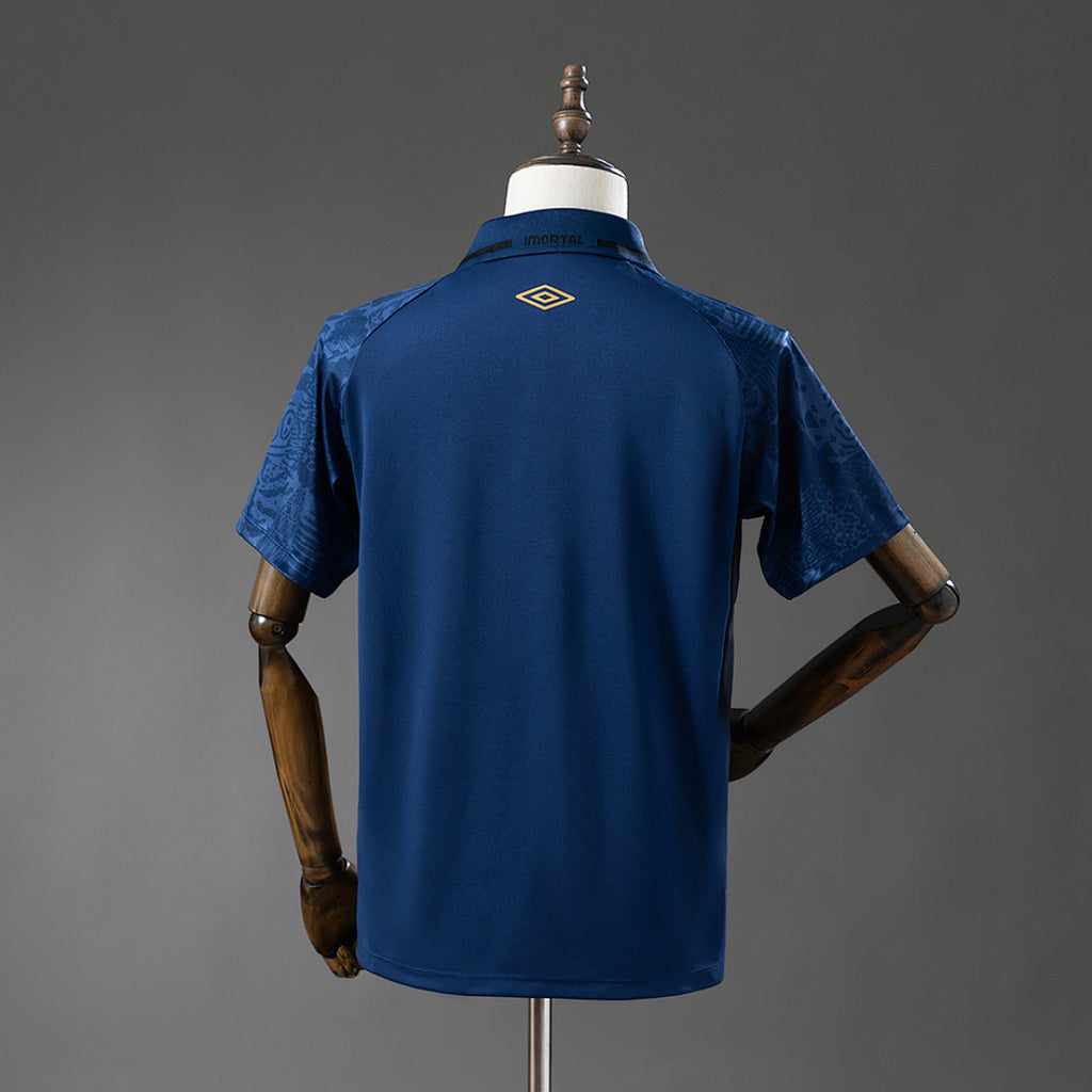 Camiseta Grêmio Tercera Azul y Azul Marino 2025/26 - espalda