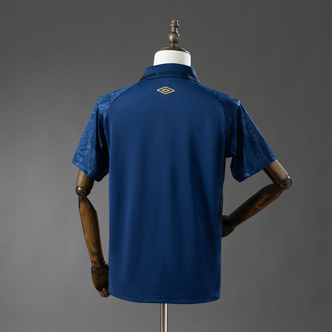 Camiseta Grêmio Tercera Azul y Azul Marino 2025/26 - espalda