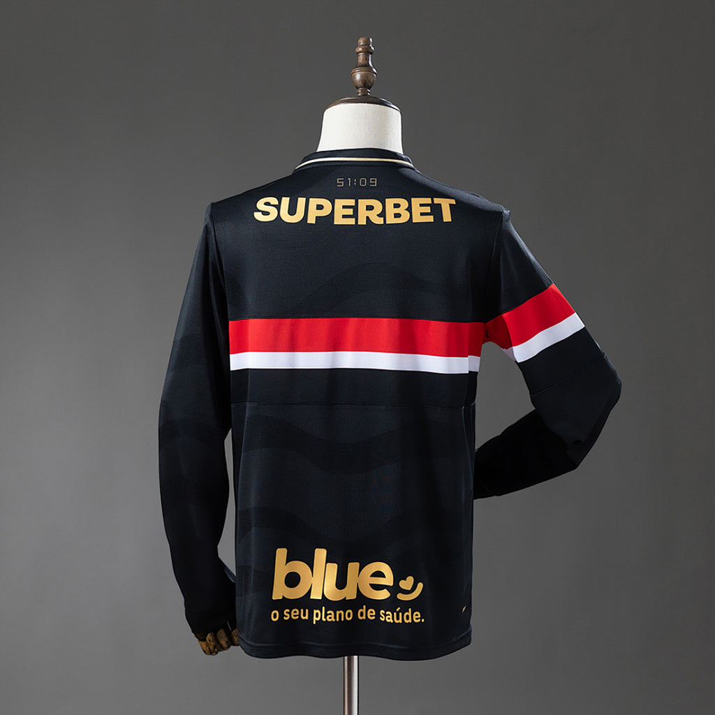 Camiseta São Paulo Tercera Manga Larga 2025/26 - espalda