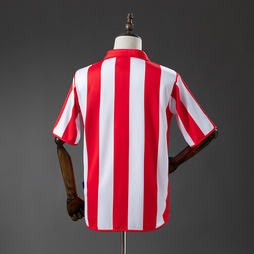 Camiseta Retro Chivas de Guadalajara Local Burdeos y Gris Claro 03/04 - espalda