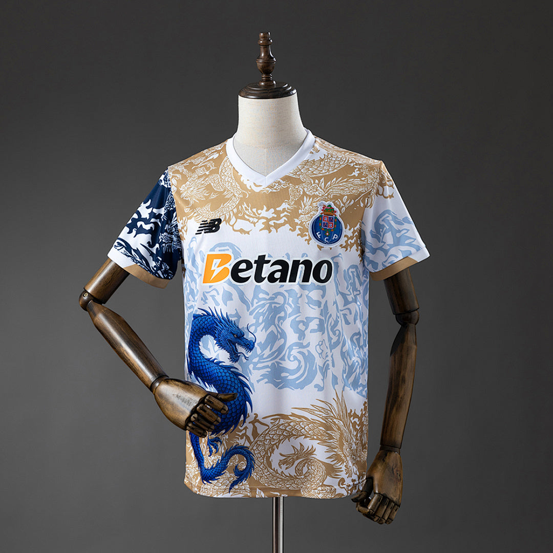 Camiseta FC Porto Gris Claro y Azul Marino Edición Especial 2025/26 - frente