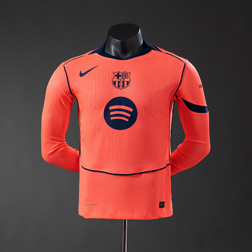 Camiseta FC Barcelona Tercera Manga Larga 2025/26 Versión Jugador - frente