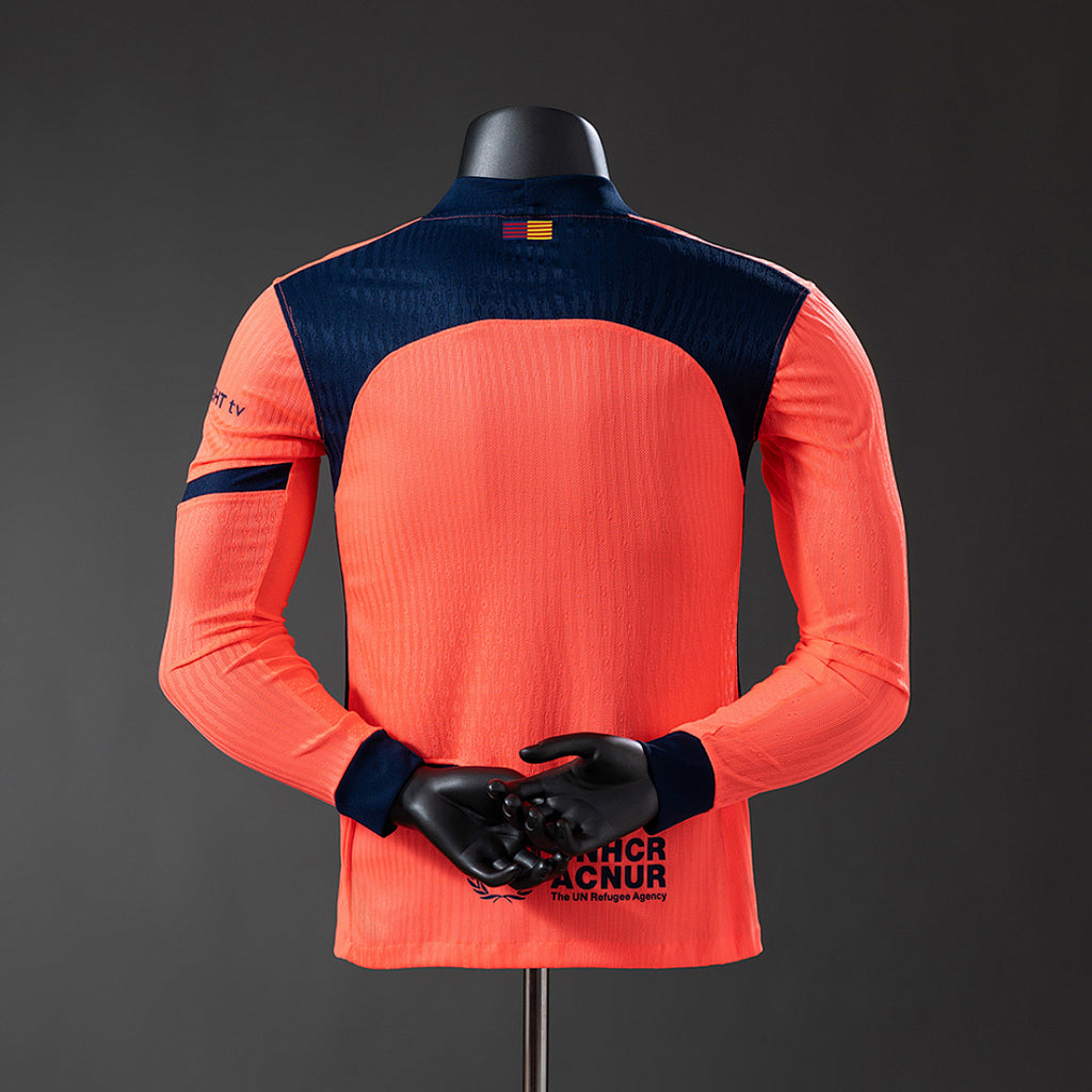 Camiseta FC Barcelona Tercera Manga Larga 2025/26 Versión Jugador - espalda
