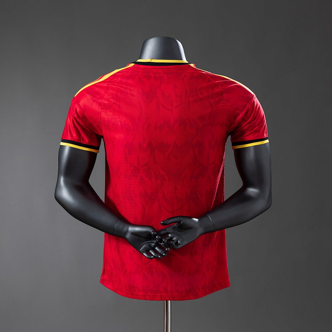 Camiseta Bélgica Local 2026 Versión Jugador - espalda