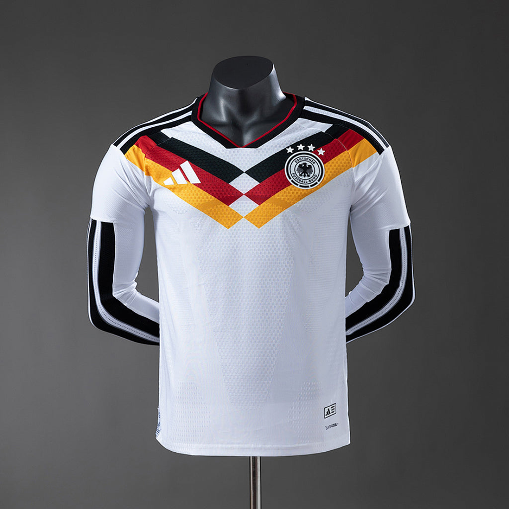 Camiseta Alemania Local Manga Larga 2026 Versión Jugador - frente
