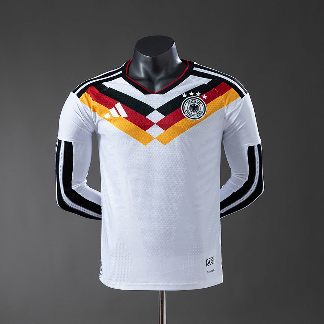 Camiseta Alemania Local Manga Larga 2026 Versión Jugador - frente