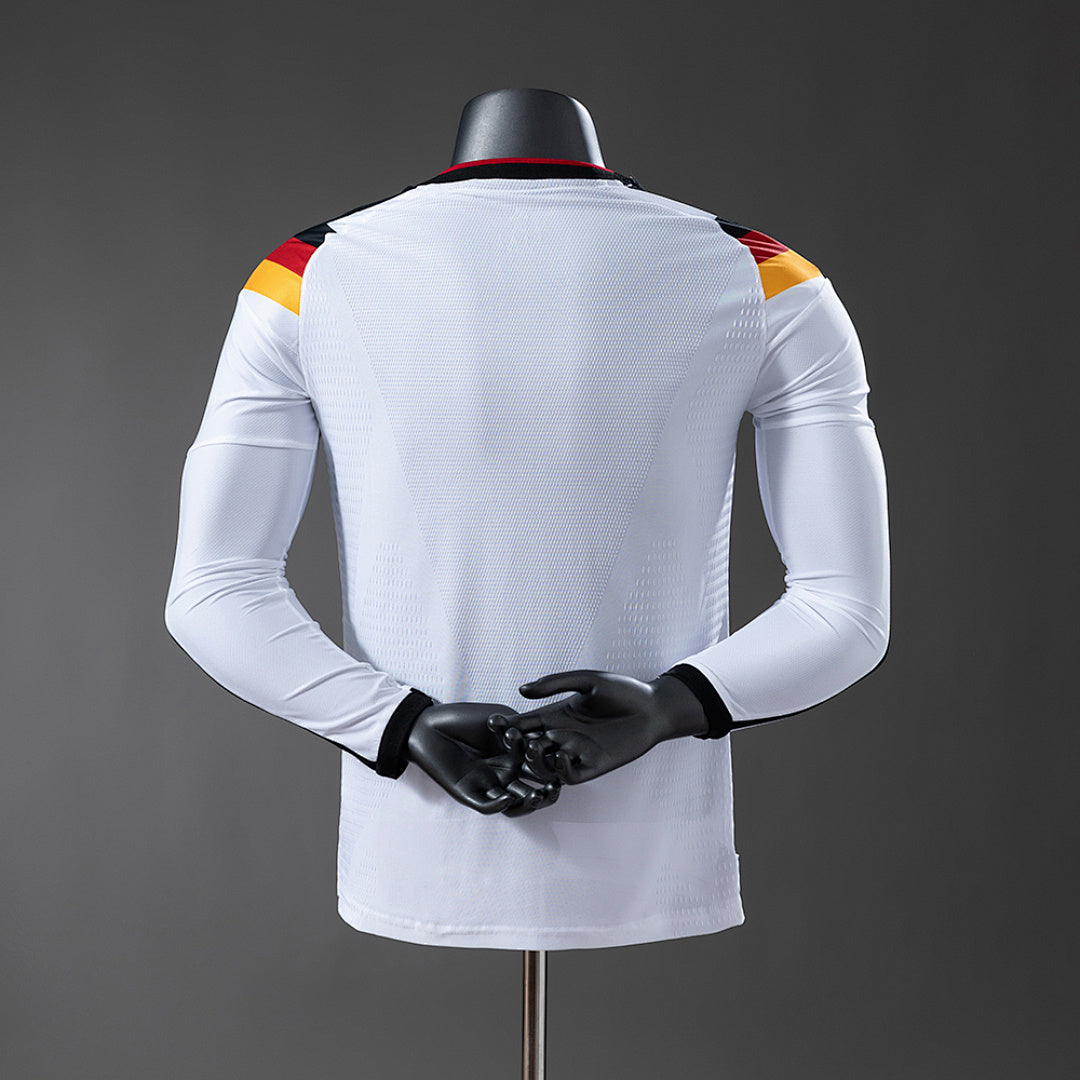 Camiseta Alemania Local Manga Larga 2026 Versión Jugador - espalda