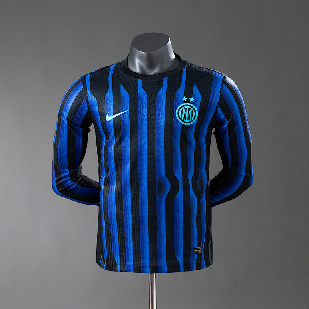 Camiseta Inter de Milán Local Manga Larga 2025/26 Versión Jugador - frente