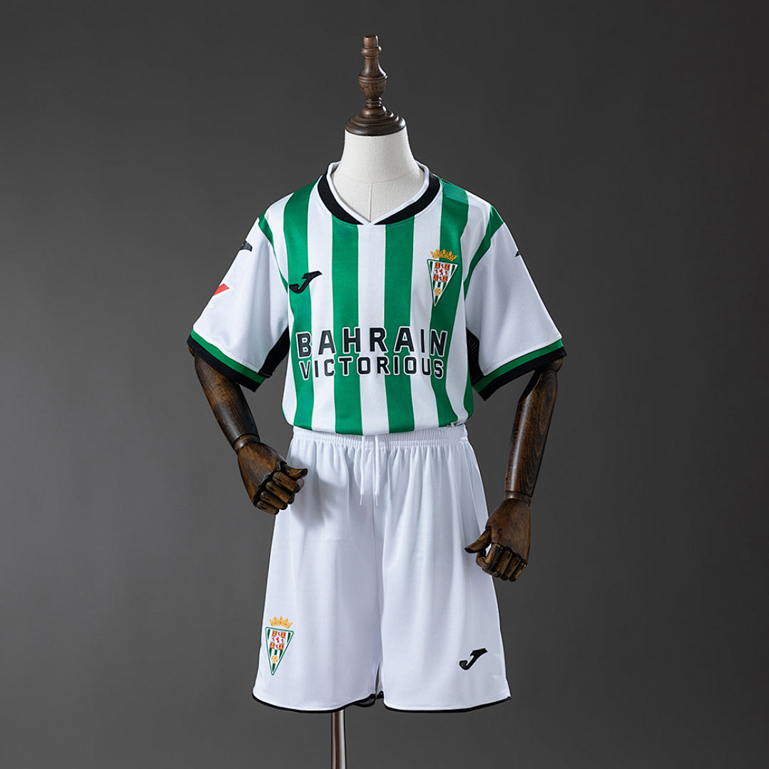 Conjunto Niños Córdoba CF Local 2025/26 - frente