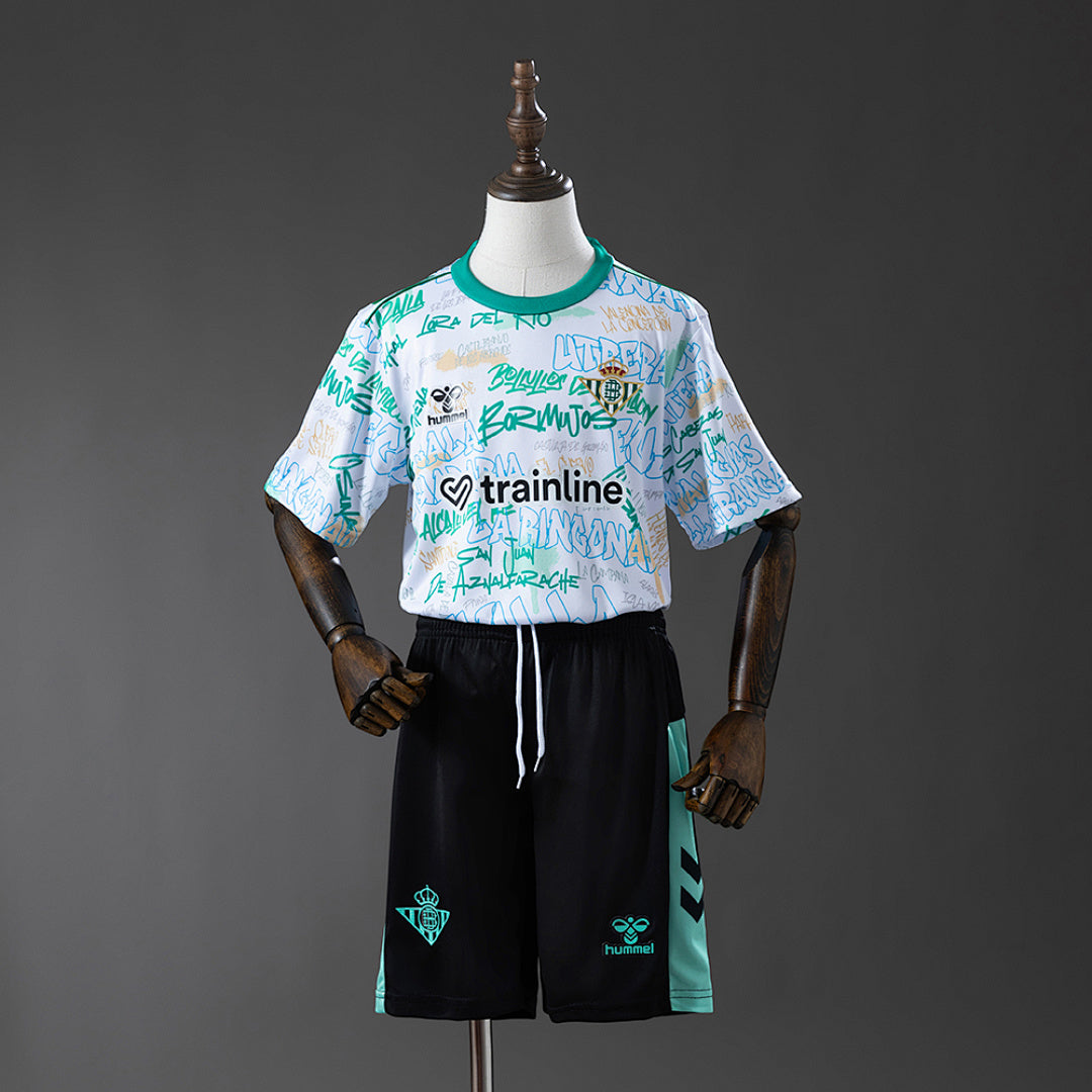 Conjunto Niños Real Betis Gris Edición Especial 2025/26 - frente
