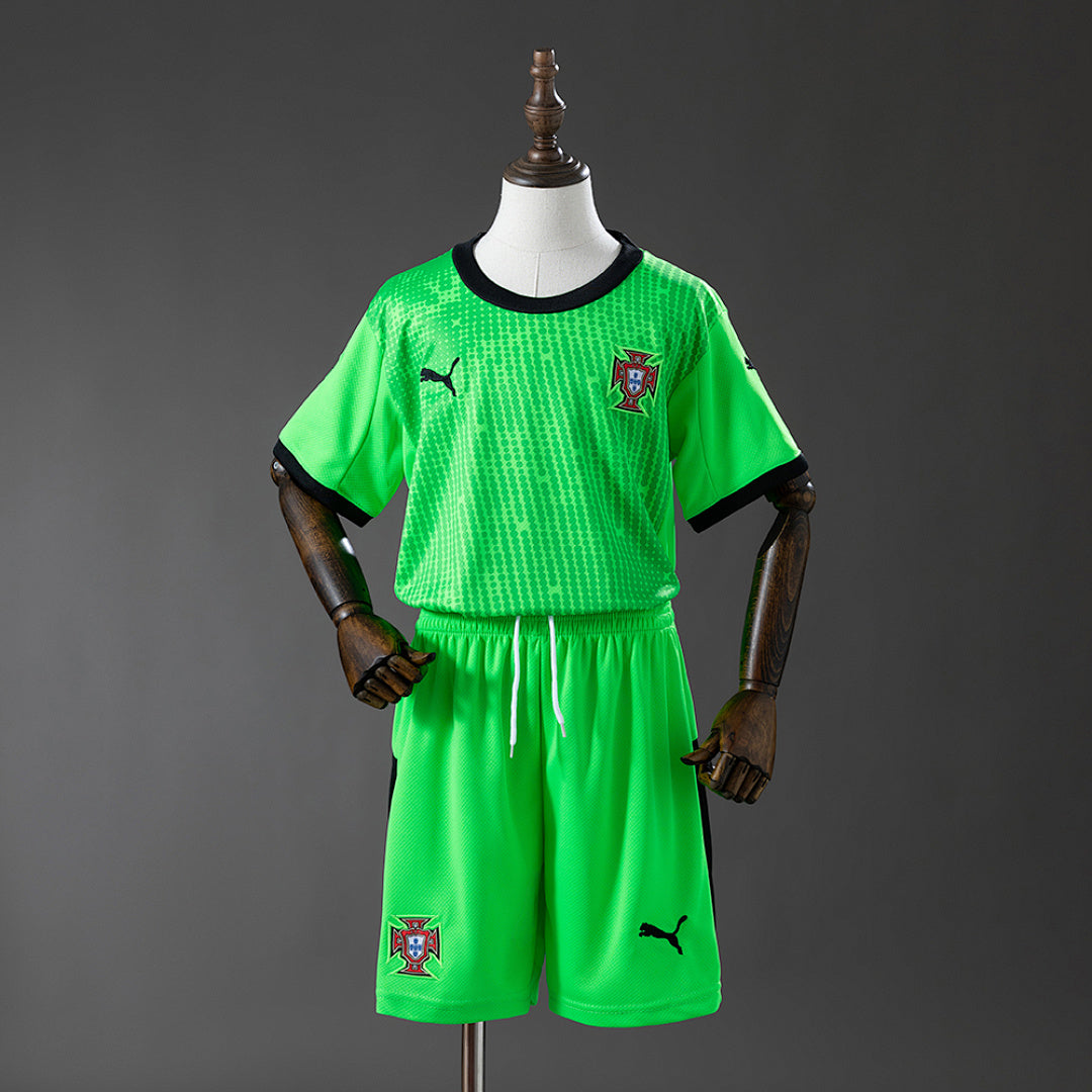 Conjunto Niños Portugal Verde 2026 - frente